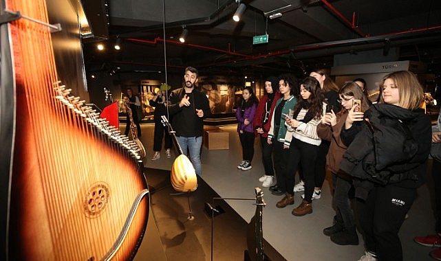 Nilüfer’de liseli öğrenciler müzede ritim atölyesine katıldılar