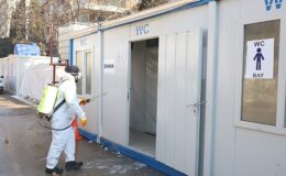 Deprem bölgesinde hijyen seferberliği