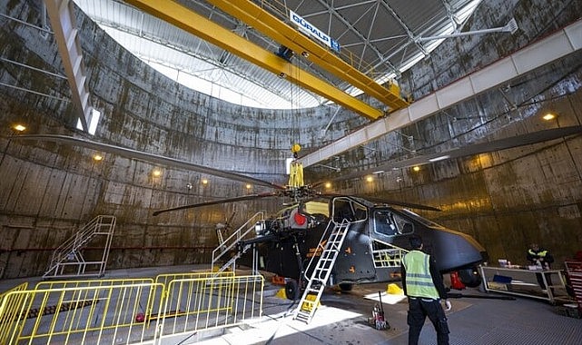 ATAK-2 helikopteri ilk kez motor çalıştırdı