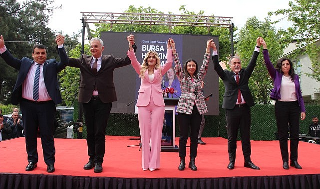 CHP Bursa Nilüfer'deki yeni ilçe binasına görkemli açılış