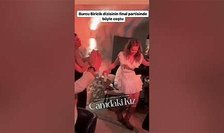 Burcu Biricik, final yemeğinde coştu
