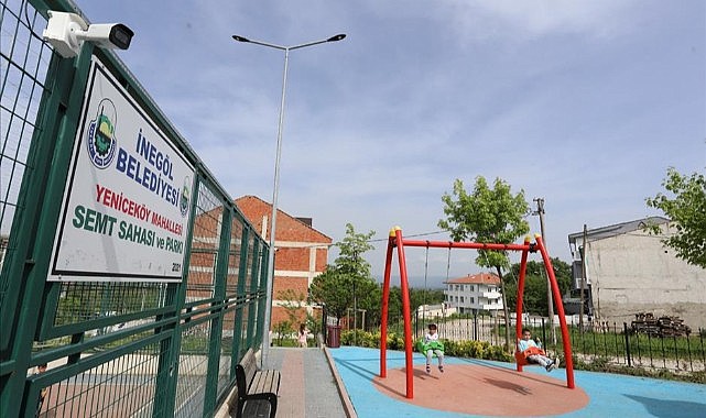 İnegöl Güvenli Parklarla Donatılıyor