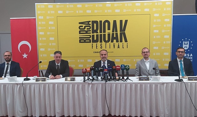 Bursa'da Bıçak Festivali Lansmanı Gerçekleşti