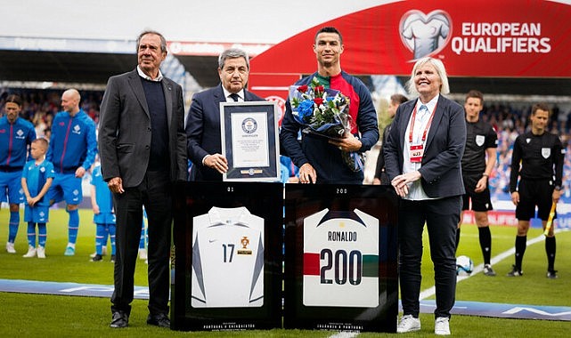 Cristiano Ronaldo, Guinness Rekorlar Kitabı’na girdi