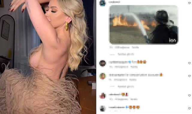 Hadise iç çamaşırsız elbisesiyle dans etti