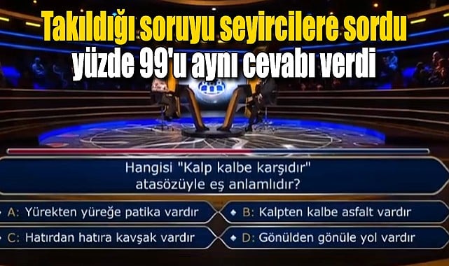 Milyoner’de ilginç anlar!