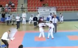 Azerbaycanlı Karateci Alika Semihova’ya Karşı Çirkin Saldırı: Ermeni Rakibin Tepki Çekici Hareketi