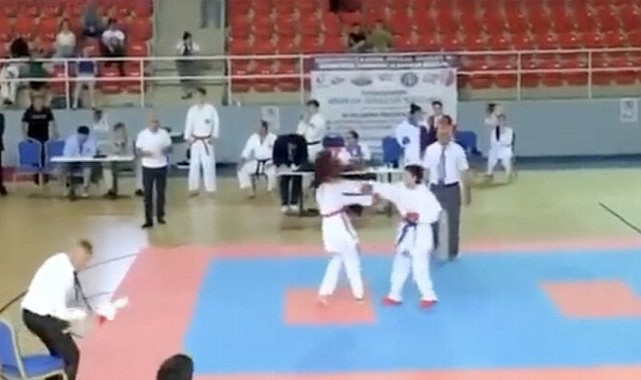 Azerbaycanlı Karateci Alika Semihova’ya Karşı Çirkin Saldırı: Ermeni Rakibin Tepki Çekici Hareketi