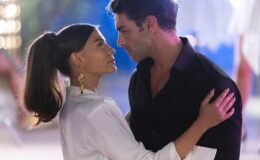 Demet Özdemir ve Şükrü Özyıldız karavanda dans etti