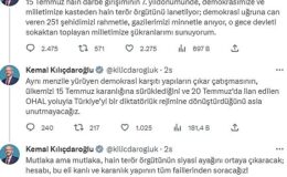 Kılıçdaroğlu’ndan 15 Temmuz paylaşımı