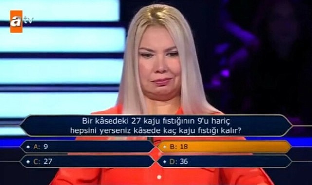 “Kim Milyoner Olmak İster’de 19 Yıllık Akademisyen İkinci Soruda Elendi: Sosyal Medyada Büyük Tepki”