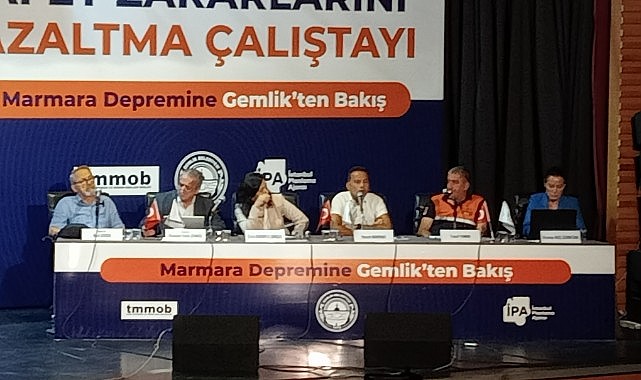 Marmara Depremine Gemlik’ten Bakış: Afet Zararlarını Azaltma Çalıştayı Gemlik’te Başladı