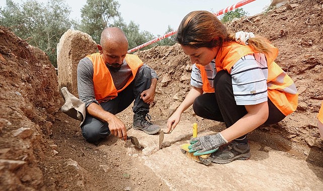 Gölyazı’nın antik dokusu gün yüzüne çıkıyor