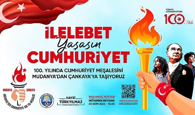 BAŞKAN HAYRİ TÜRKYILMAZ, MÜTAREKE’DEN CUMHURİYET’E 100. YIL İÇİN YÜRÜYECEK