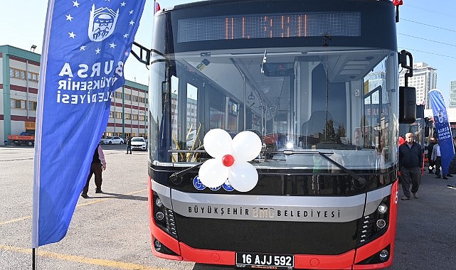Bursa’da ulaşım filosu gençleşerek büyüyor