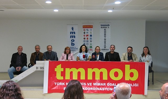 TMMOB BURSA İKK’DAN İSRAİL’E KINAMA
