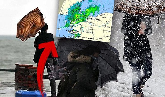 SON DAKİKA | Kar, yağmur ve fırtına… Meteoroloji’den uyarı geldi