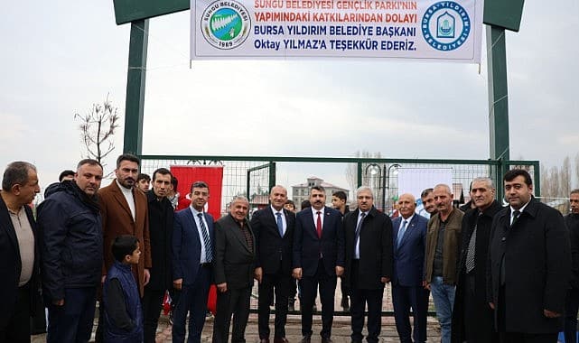 Bursa Yıldırım’dan kardeş ilçeye gençlik parkı