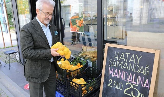 Hatay ‘lı mandalina üreticisine Nilüfer desteği