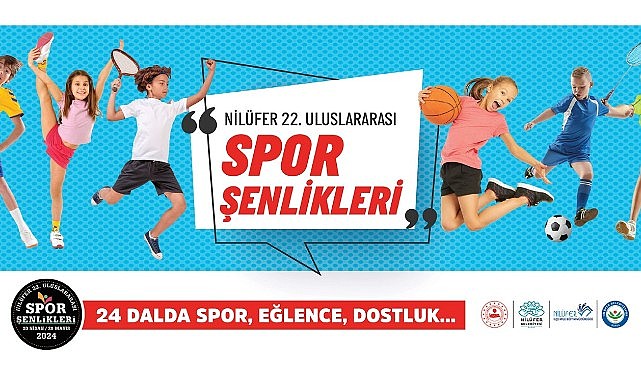 Bursa Nilüfer 22. Uluslararası Spor Şenlikleri için geri sayım başladı