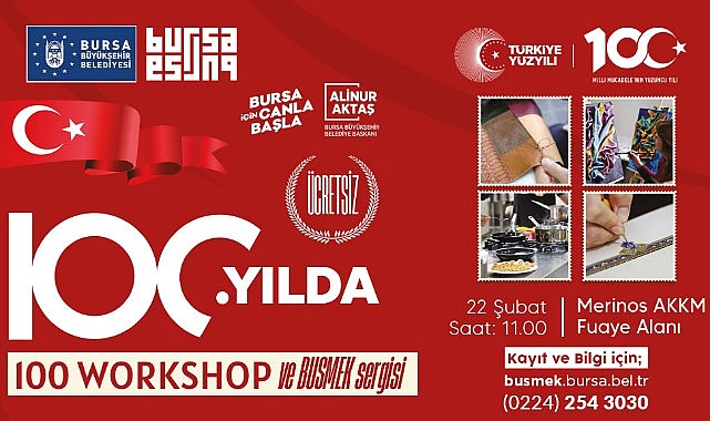 100 workshop ve Busmek sergisi