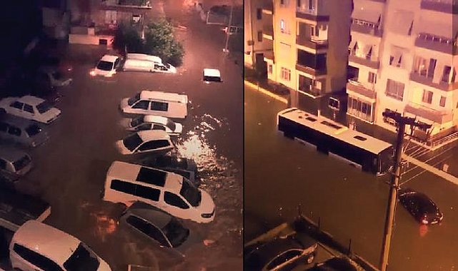 Antalya’da yağmur şiddetini artırdı,5 ilçede okullar tatil edildi!