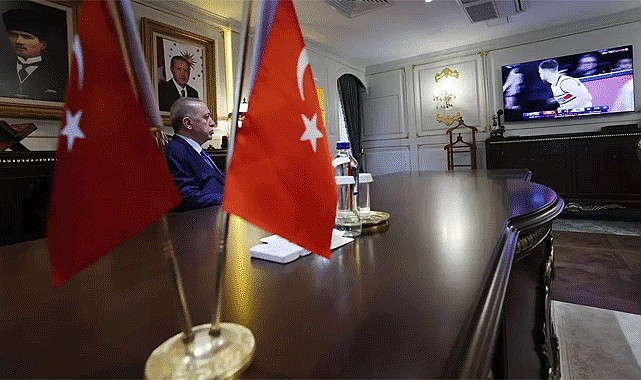 Cumhurbaşkanı Erdoğan, 12 Dev Adam’ın zaferine eşlik etti!