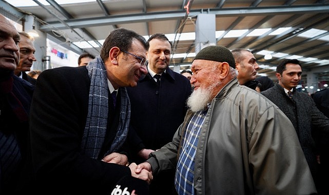İmamoğlu ve Kılıç’tan pazar ziyareti
