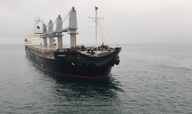Marmara Denizi’nde gemi battı !
