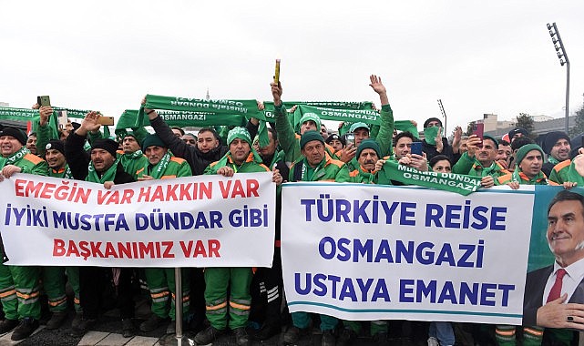 Osmangazi Belediyesi’nde emekçinin yüzü gülüyor