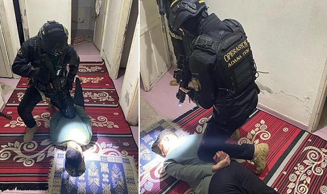 Terör örgütü elebaşı Öcalan’ın posterini köprüye asanlar gözaltına alındı