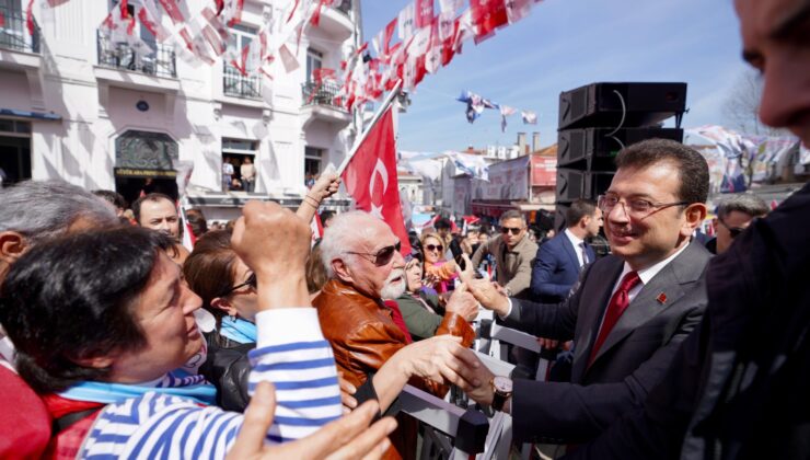 Adalar’da İmamoğlu, Gül ve Akpolat coşkusu