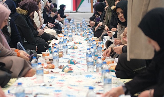 Bursa’da iftardan infaka Gazze programı