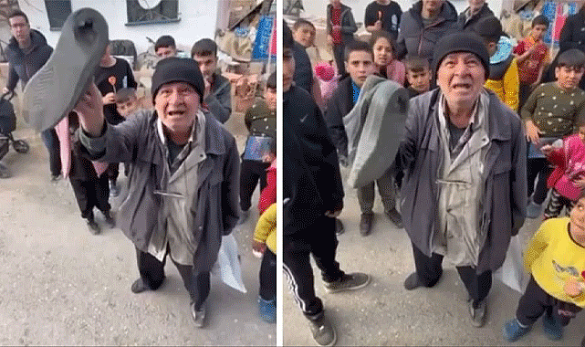 Delik ayakkabısını gösteren emekli vatandaş dert yandı!