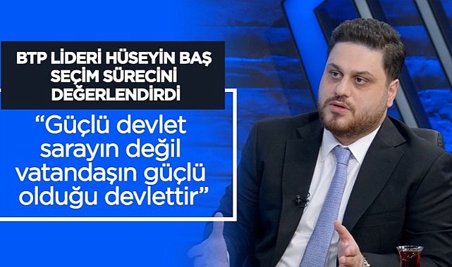 “Güçlü devlet sarayın değil vatandaşın güçlü olduğu devlettir”