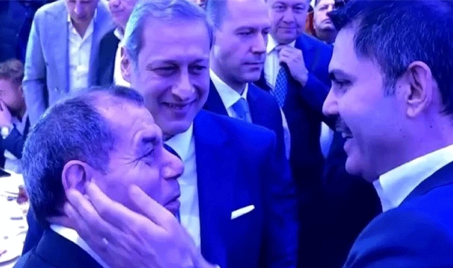 İmamoğlu Galatasaray Başkanı Dursun Özbek’i ziyaret etti