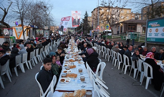 Kestel Belediyesi’nden 6 bin kişilik sokak iftarı