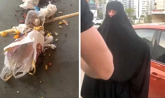 ‘ Ramazan’da edepsizlik yapmayın ‘ diyerek spor salonuna çöp döktüler!