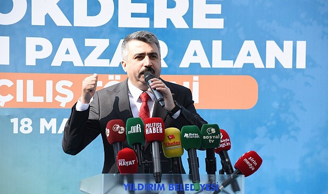 Yıldırım Gökdere Çarşısı yeni yüzüyle hizmete girdi