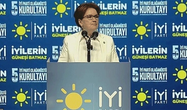 Akşener İYİ Parti’ye veda etti!