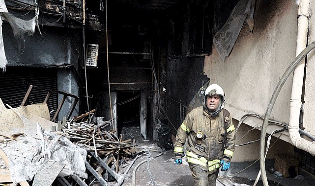 İstanbul’da 29 kişinin can verdiği yangın yerinden görüntüler ortaya çıktı