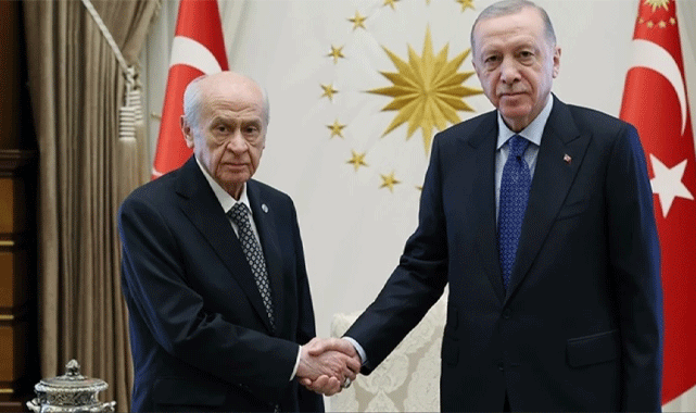 Beştepe’de Erdoğan-Bahçeli görüşmesi sona erdi!