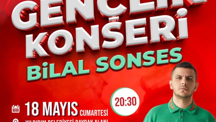 Bursa Yıldırım’da 19 Mayıs özel gençlik konseri