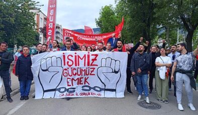 Bursa’da Taksim Olaylarına Protesto