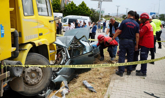 Edremit – İzmir yolunda trafik kazası!