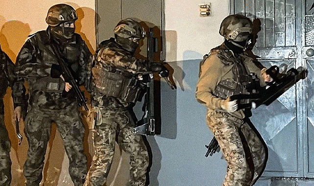 6 ilde eş zamanlı DEAŞ operasyonu