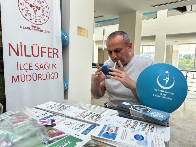 Çalışanlara tütün ürünlerinin zararları anlatıldı