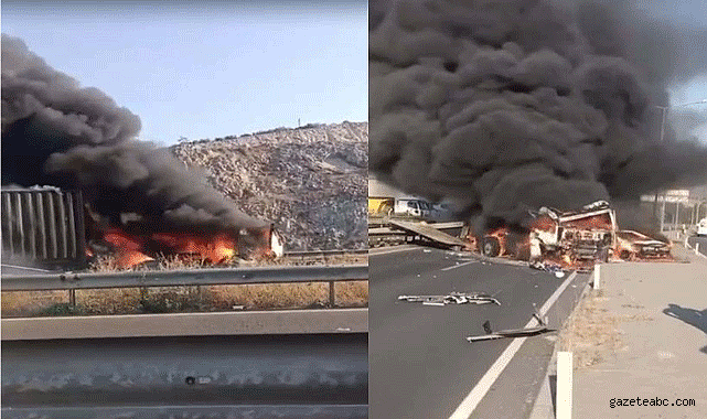 İzmir’de zincirleme trafik kazası