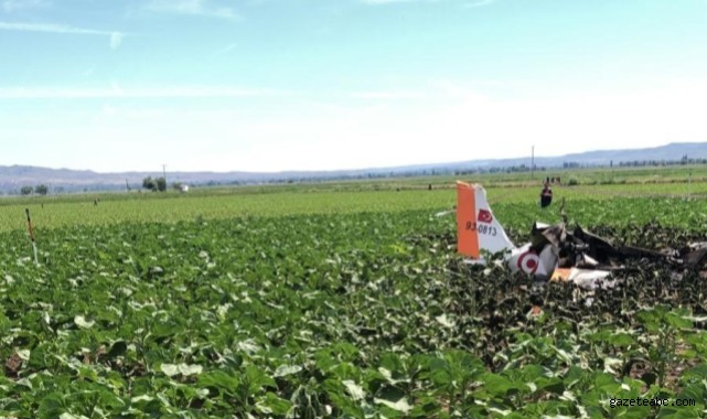 Kayseri’de eğitim uçağı düştü! 2 pilot şehit oldu