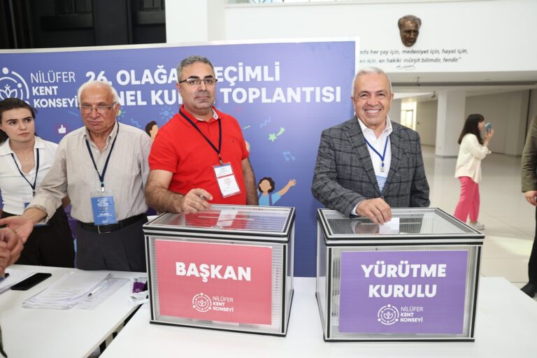 Nilüfer Kent Konseyi’nin yeni başkanı Mustafa Berkay Aydın